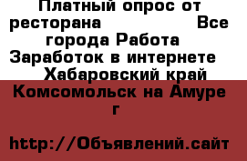 Платный опрос от ресторана Burger King - Все города Работа » Заработок в интернете   . Хабаровский край,Комсомольск-на-Амуре г.